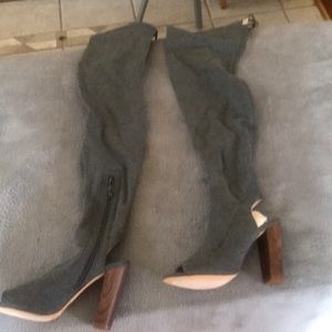 Tall over the knee boots